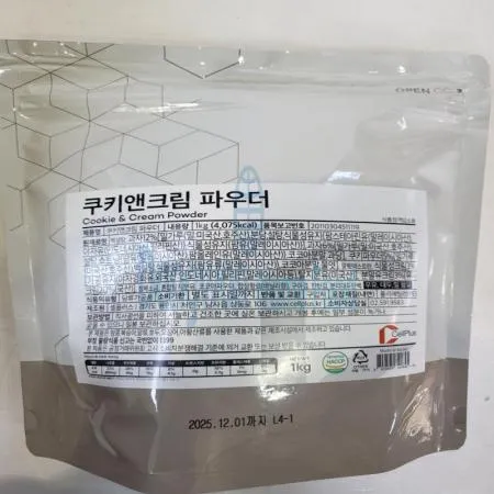 (16:30마감(D) 쿠키앤크림파우더(셀플러스/1kg)EA 이미지
