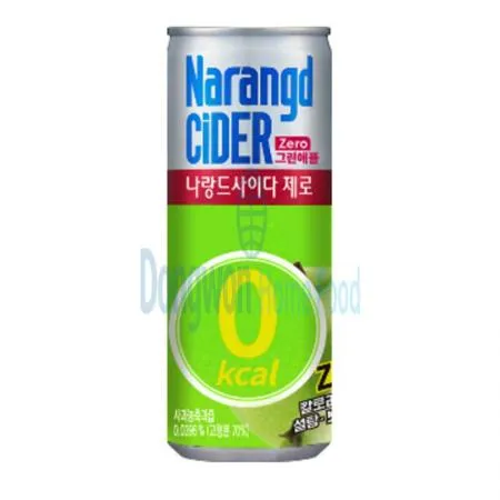 (16:30마감(D) 나랑드사이다제로(동아오츠카/캔/그린애플/245ml*30입)BOX 이미지