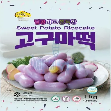 (16:30마감(D) 맛있는고구마떡(아하/약100개/1KG)EA 이미지