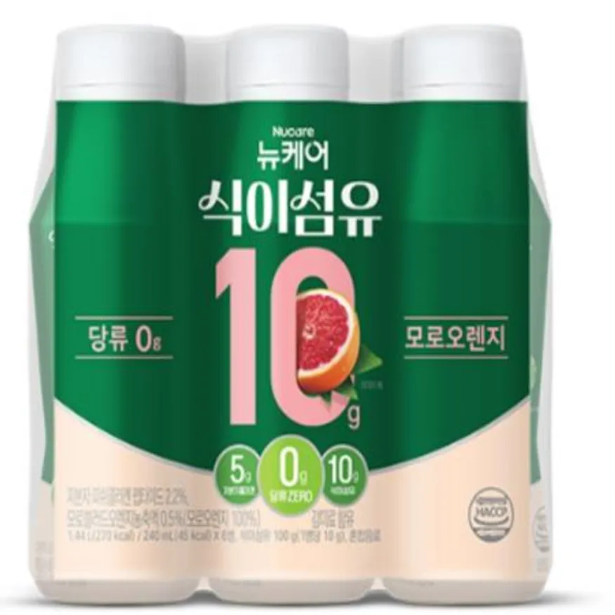 (16:30마감(D) 뉴케어식이섬유모로오렌지(대상/240ML*6입/I475)EA 이미지