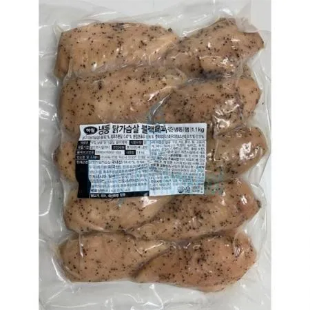 (16:30마감(D) 닭가슴살블랙페퍼(하림/냉동/110g*10입/계육:국내산/1.1kg)EA