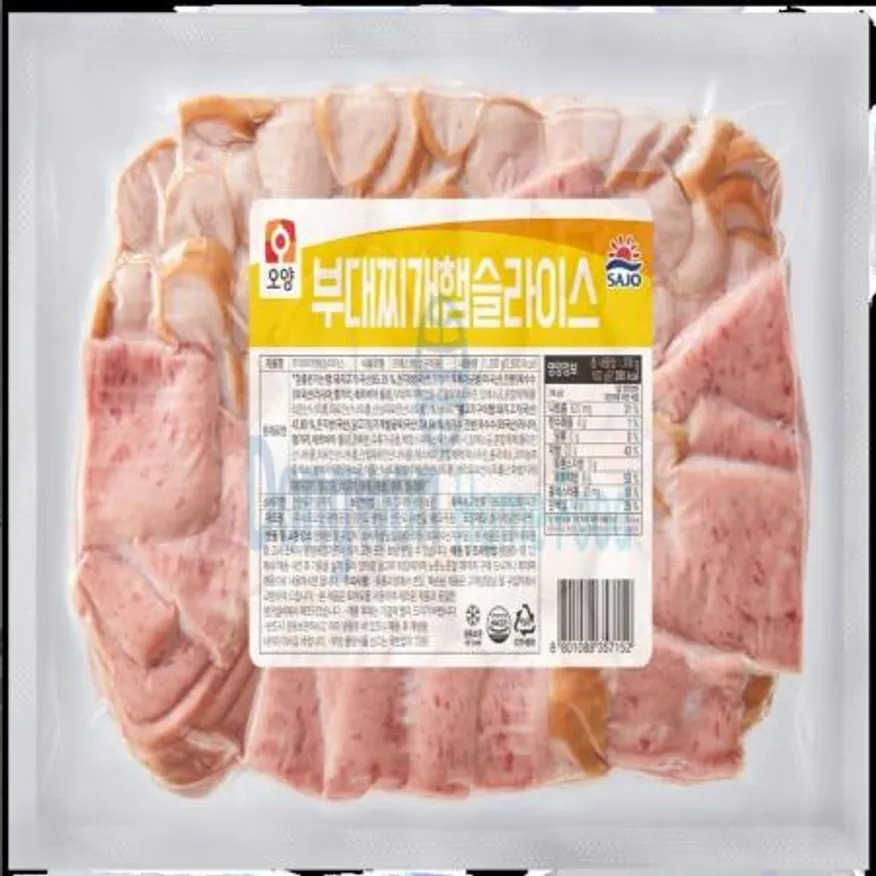 (16:30마감(D) 부대찌개햄슬라이스(사조오양/돼지고기:국산/1kg)EA 이미지