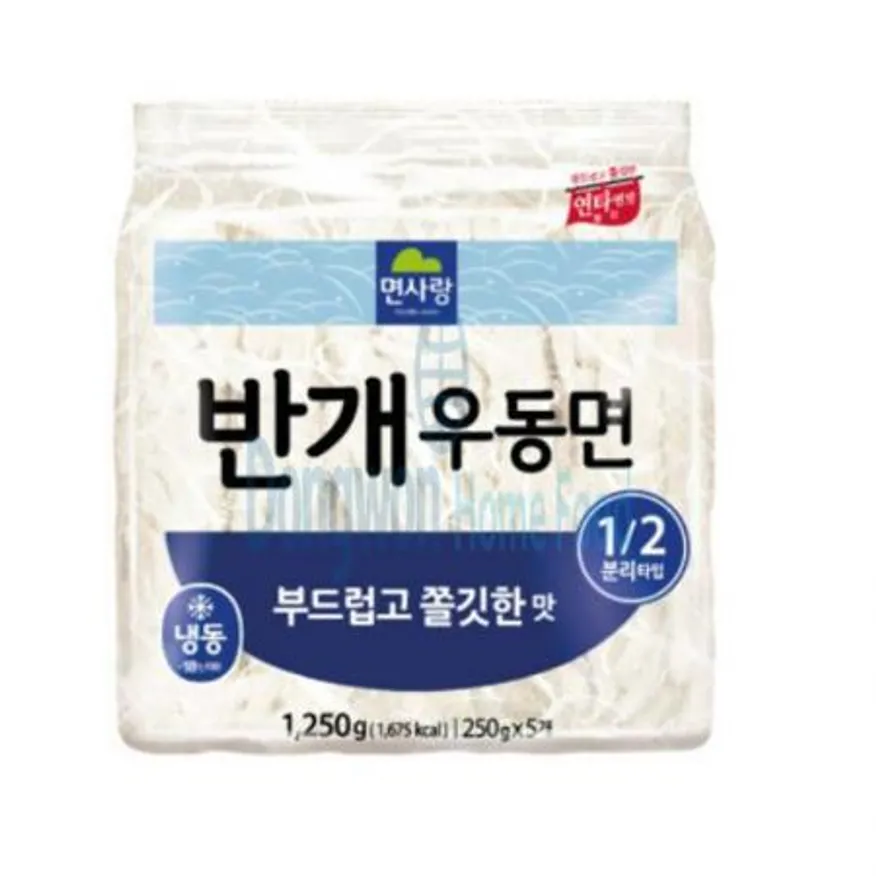 (16:30마감(D) 반개우동면(면사랑/냉동/250g*5입)EA 이미지