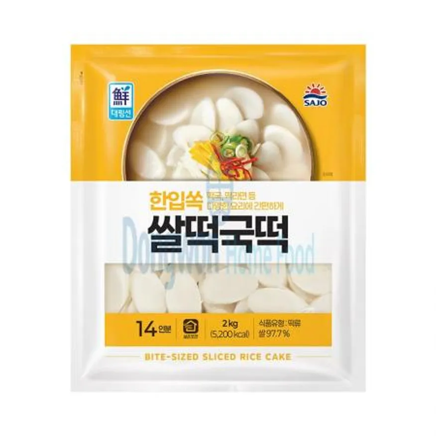 (16:30마감(D) 한입쏙쌀떡국떡(쌀:외국산/사조대림/2kg)EA 이미지