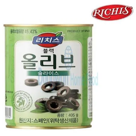 (16:30마감(D) 블랙올리브슬라이스(동서/슬라이스/405g)EA 이미지