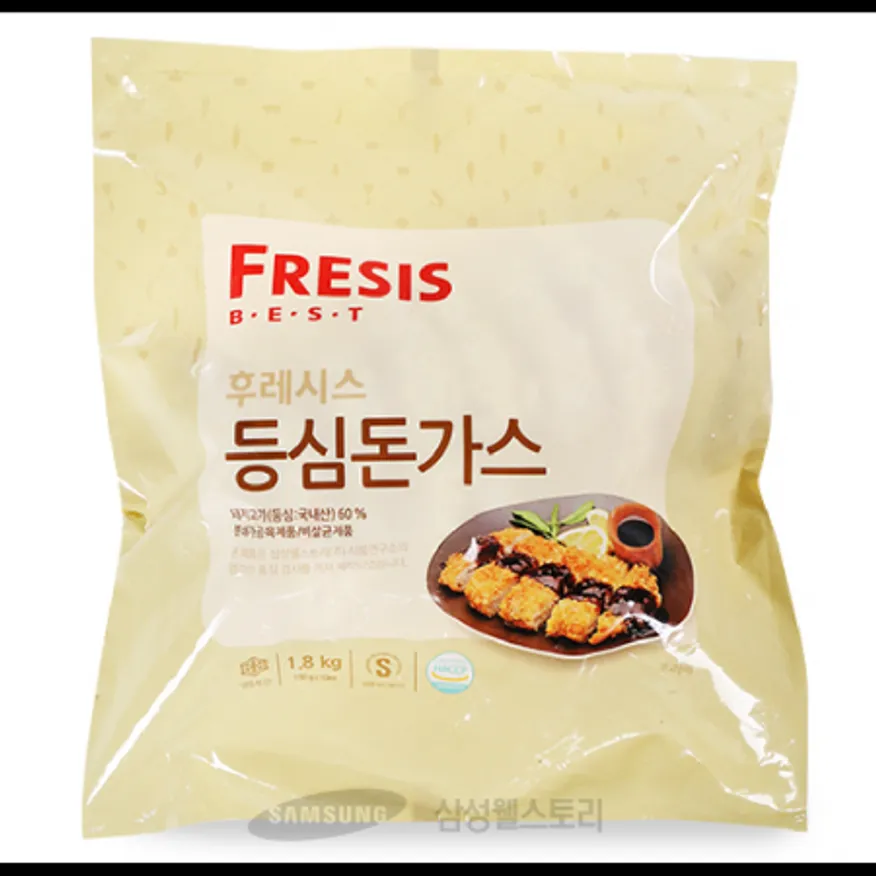 (16:30마감)등심돈가스(통등심60)(후레시스/1.8KG(180G*10EA)/돈육:국산) 이미지