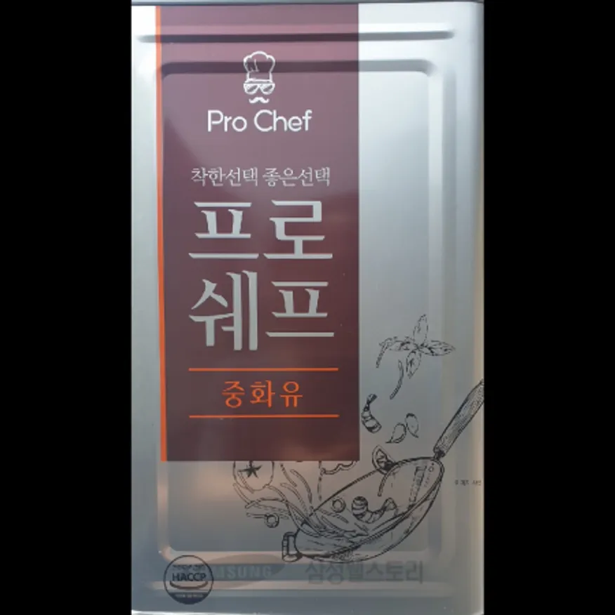 (16:30마감)프로쉐프중화유(13KG/EA/팜유:말레이시아산/대경오앤티/돈지:국산) 이미지