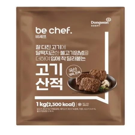(16:30마감(D) be chef. 고기산적(1kg/계육,돈육:국내산/동원홈푸드)EA 이미지