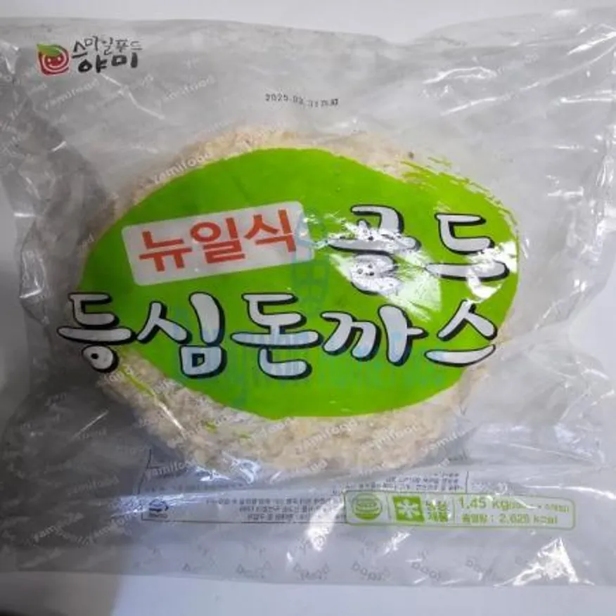 (16:30마감(D) 뉴일식골드등심돈까스(야미/돈육:외국산/290g*5입/1.45kg)EA 이미지
