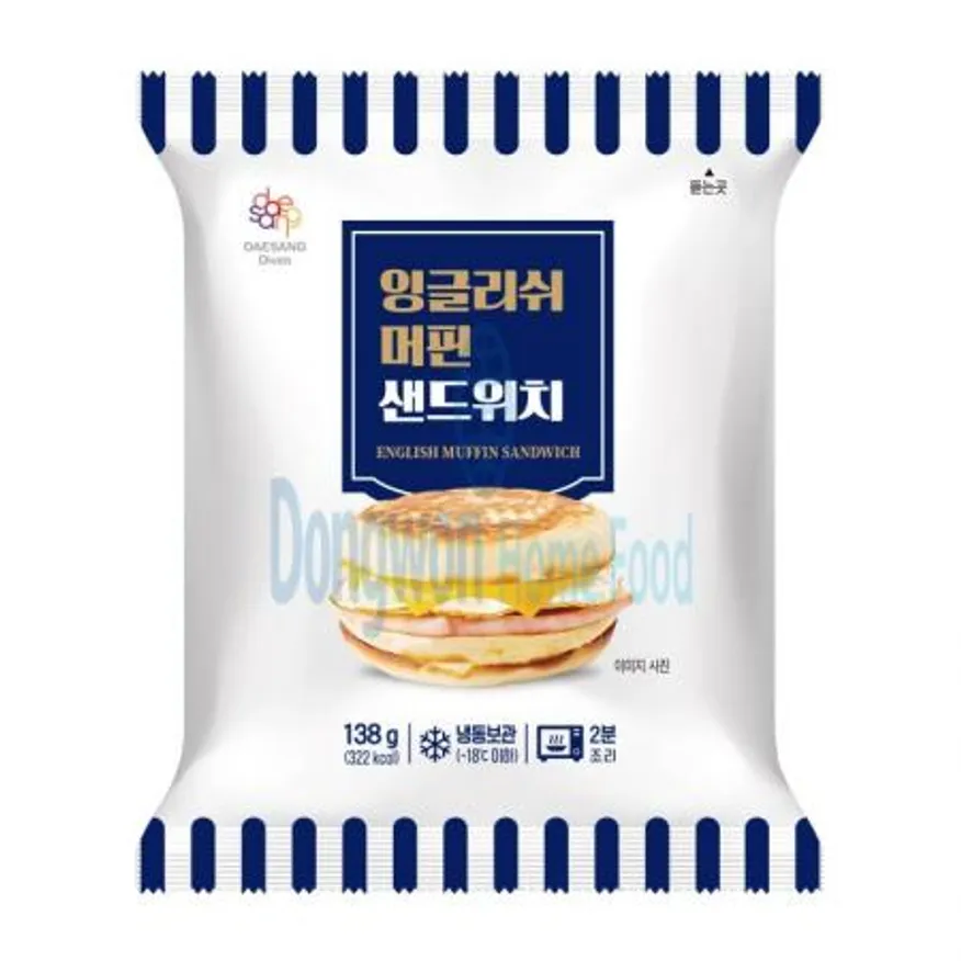 (16:30마감(D) 잉글리쉬머핀샌드위치(대상다이브스/138G)EA 이미지