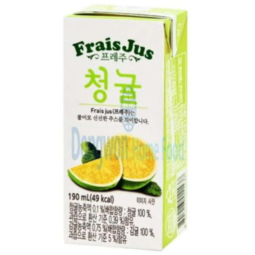 (16:30마감(D) 프레주(일화/청귤/190ML*24입)BOX 이미지