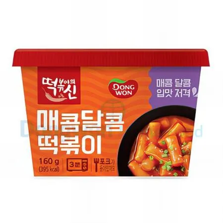 (16:30마감(D) 매콤달콤떡볶이(컵/동원/160g)EA 이미지