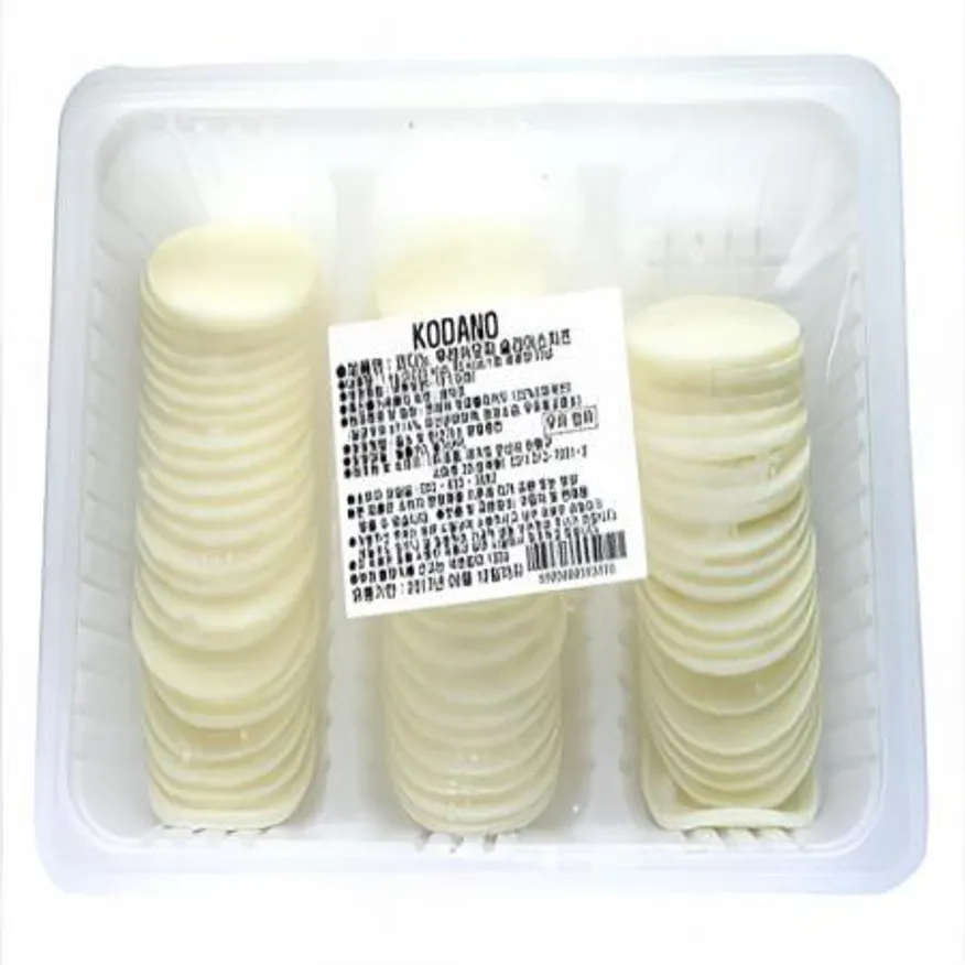 (16:30마감(D) 코다노후레쉬모짜슬라이스치즈(조흥/냉동/55mm/1kg)EA 이미지