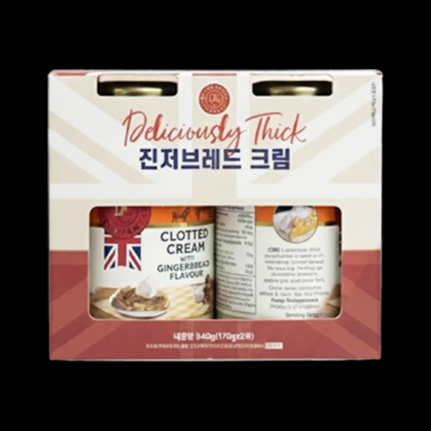 코스트코/DEVON 진저브레드 클로티드 크림 170Gx2 원산지 영국 이미지