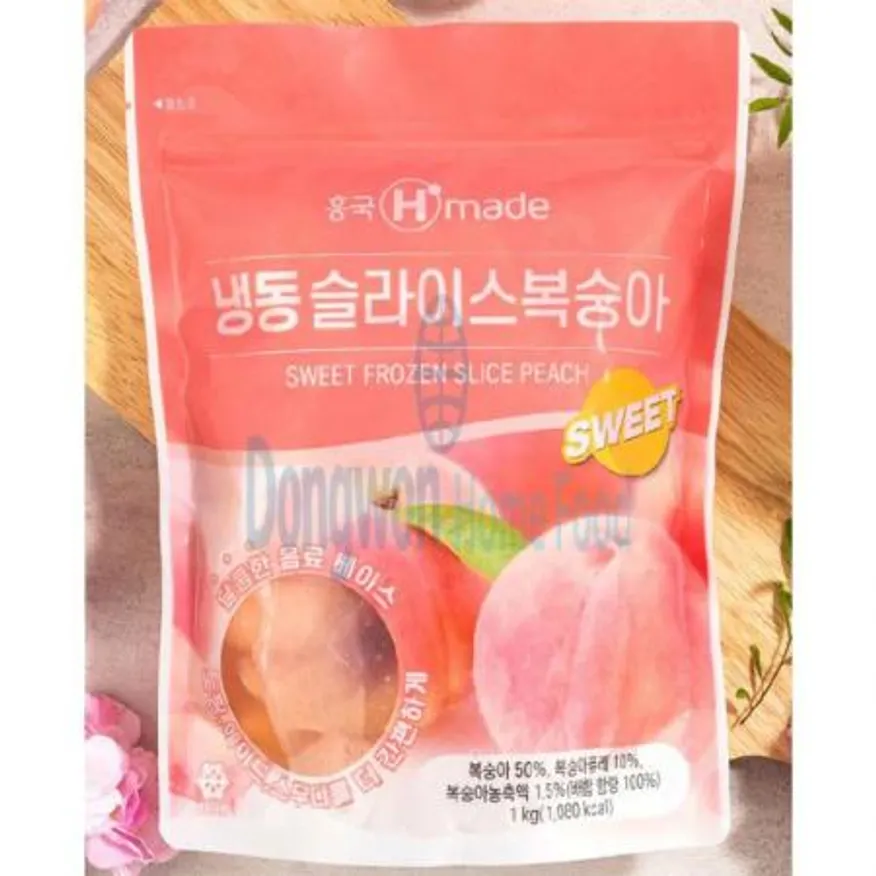 (16:30마감(D) 냉동슬라이스복숭아(흥국/1kg)EA 이미지