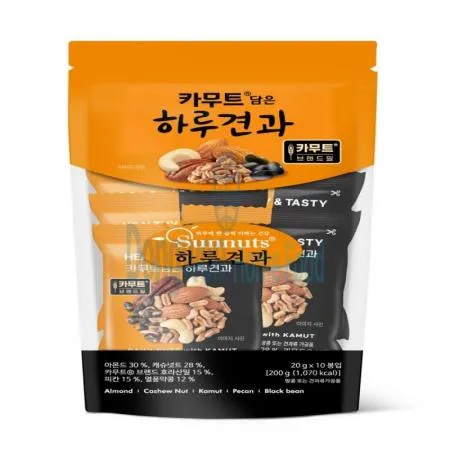 (16:30마감(D) 카무트담은하루견과(선명/20g*10입/200g)EA 이미지