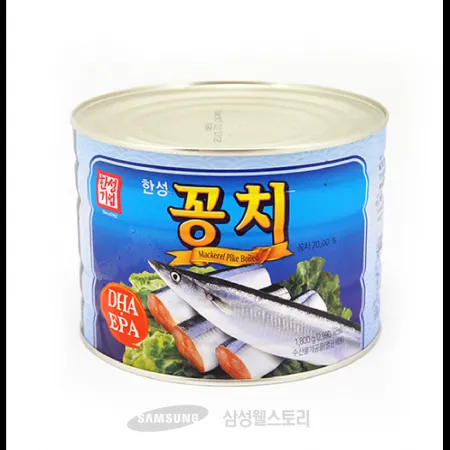 (16:30마감)꽁치캔(한성/1.8KG/EA/꽁치:외국산) 이미지
