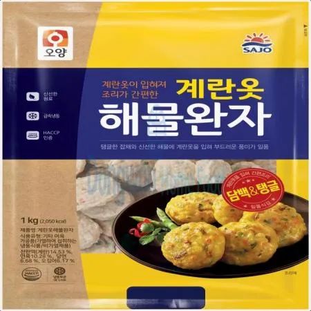 (16:30마감(D) 계란옷해물완자(연육:외국산/사조오양/1kg)EA 이미지