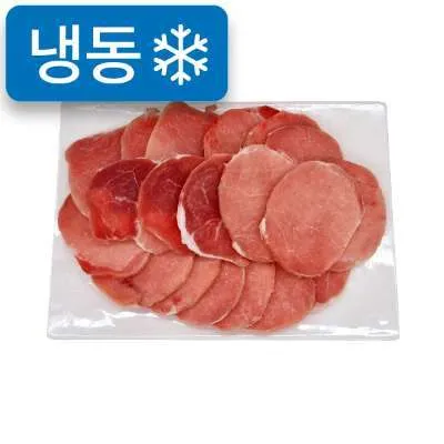 냉동돈등심[0.3cm슬라이스](1kg내외/국내산)