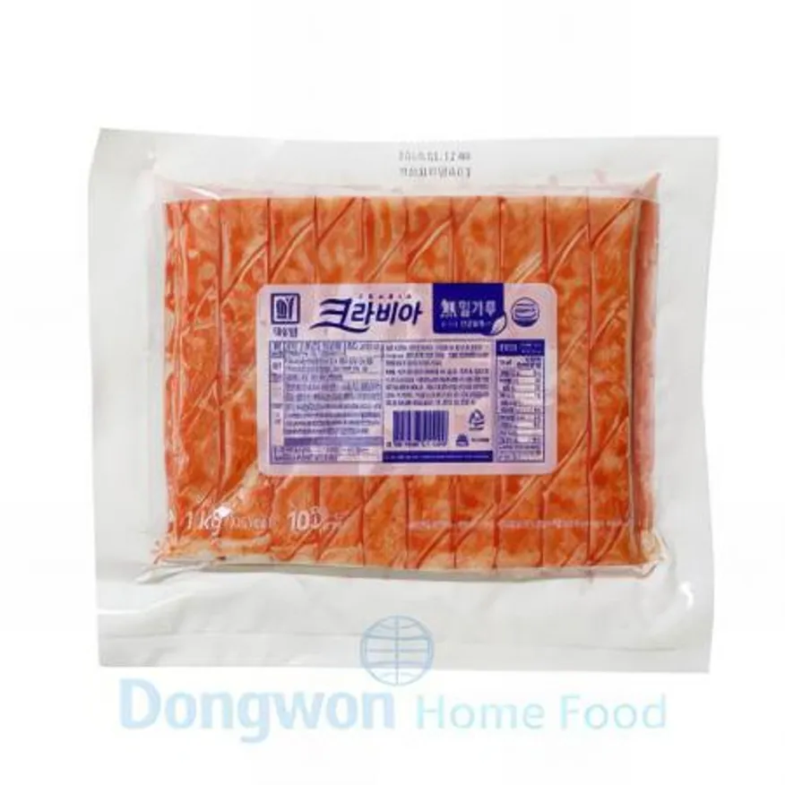 (16:30마감(D) 크라비아맛살(명태연육:미국,러시아/사조대림/1KG)EA 이미지