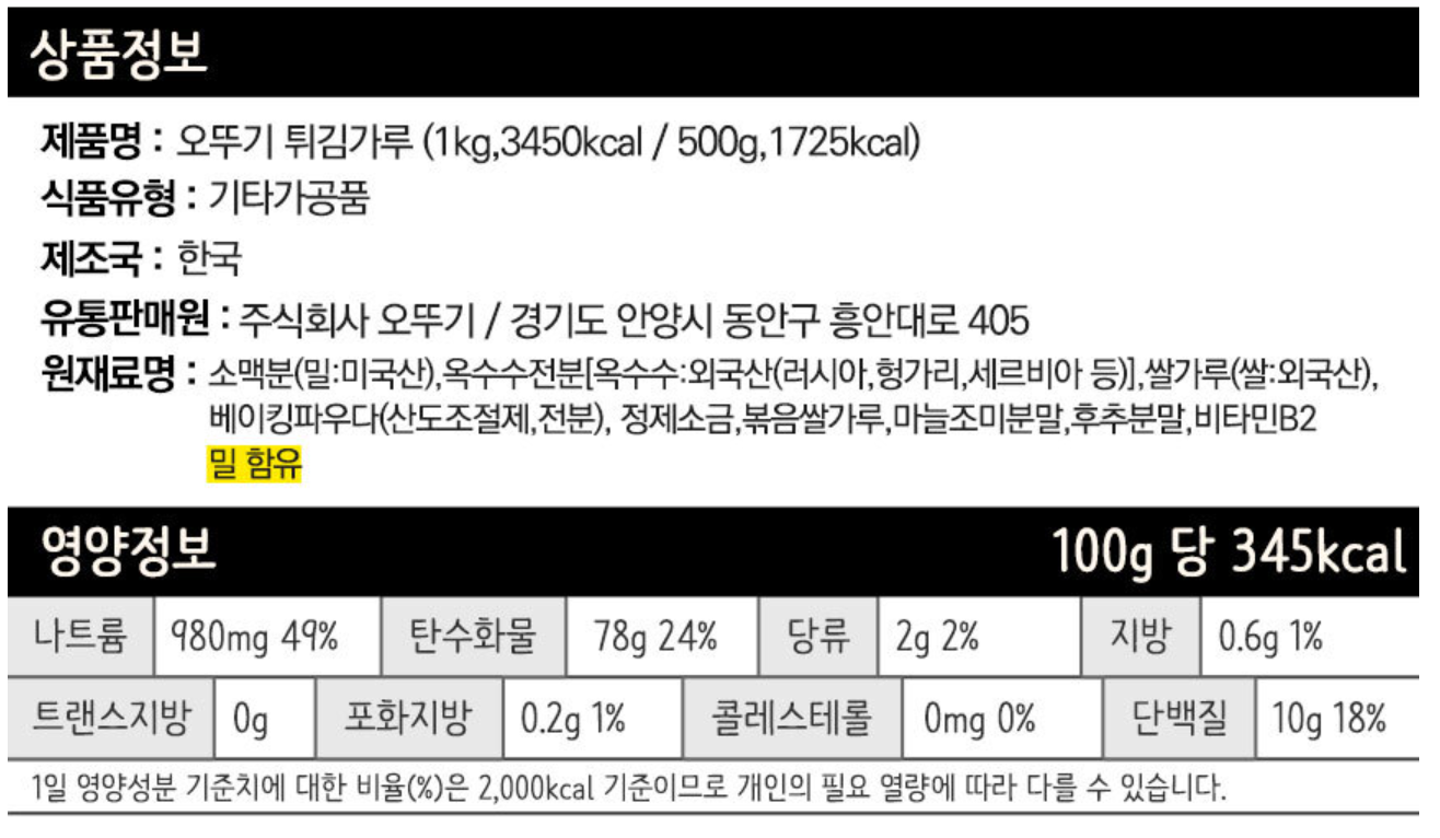 상품정보제공고시