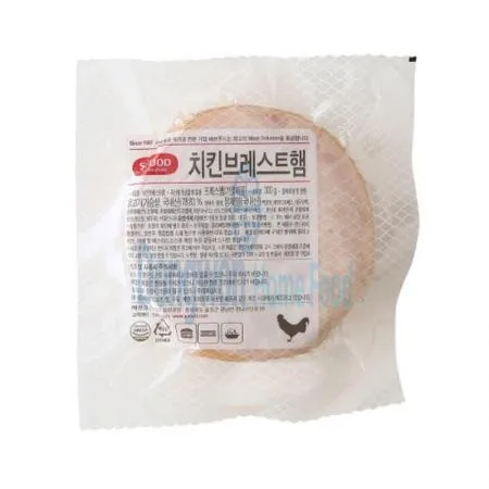 (16:30마감(D) 치킨브레스트햄(에쓰푸드/300g/SL/닭고기:국내산)EA 이미지