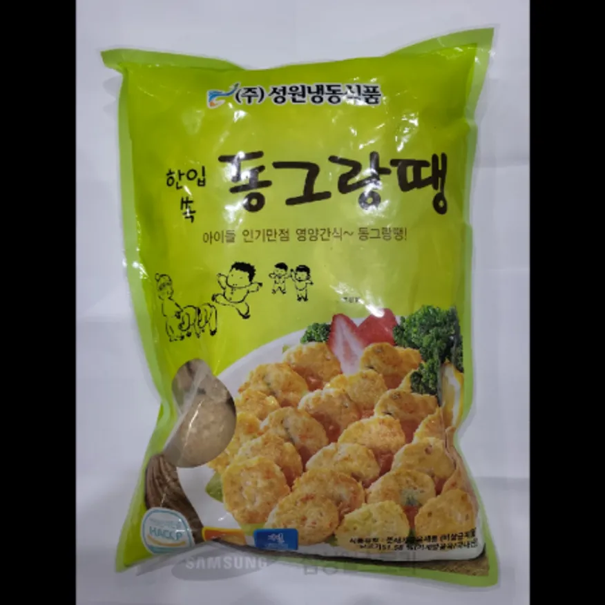 (16:30마감)한입쏙동그랑땡(성원냉동식품/1KG(12±1G*80±3EA)//계육:국내산) 이미지