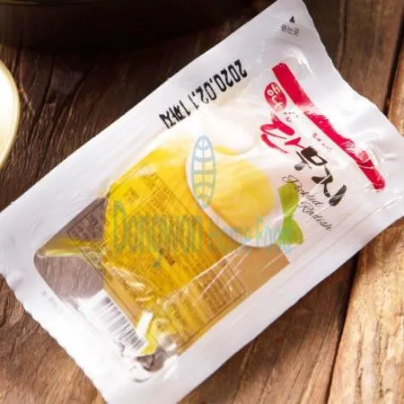 (16:30마감(D) 일회용슬림반달단무지(중국산/하나/50G*80입)BOX 이미지