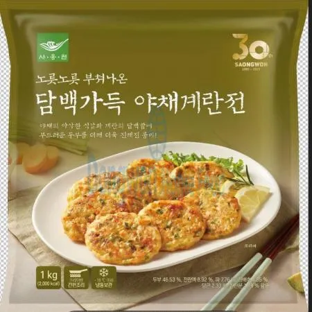 (16:30마감(D) 담백가득야채계란전(사옹원/1KG)EA