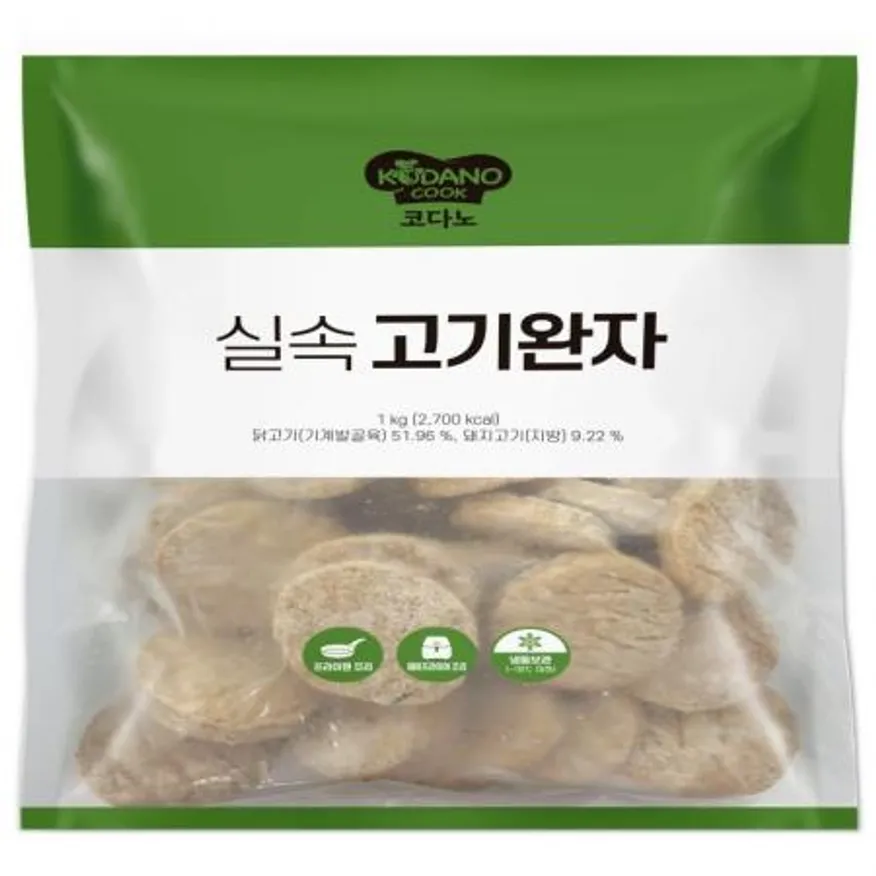 (16:30마감(D) 코다노실속고기완자(조흥/계육:국내산,돈육(지방):캐나다산/1kg)EA 이미지