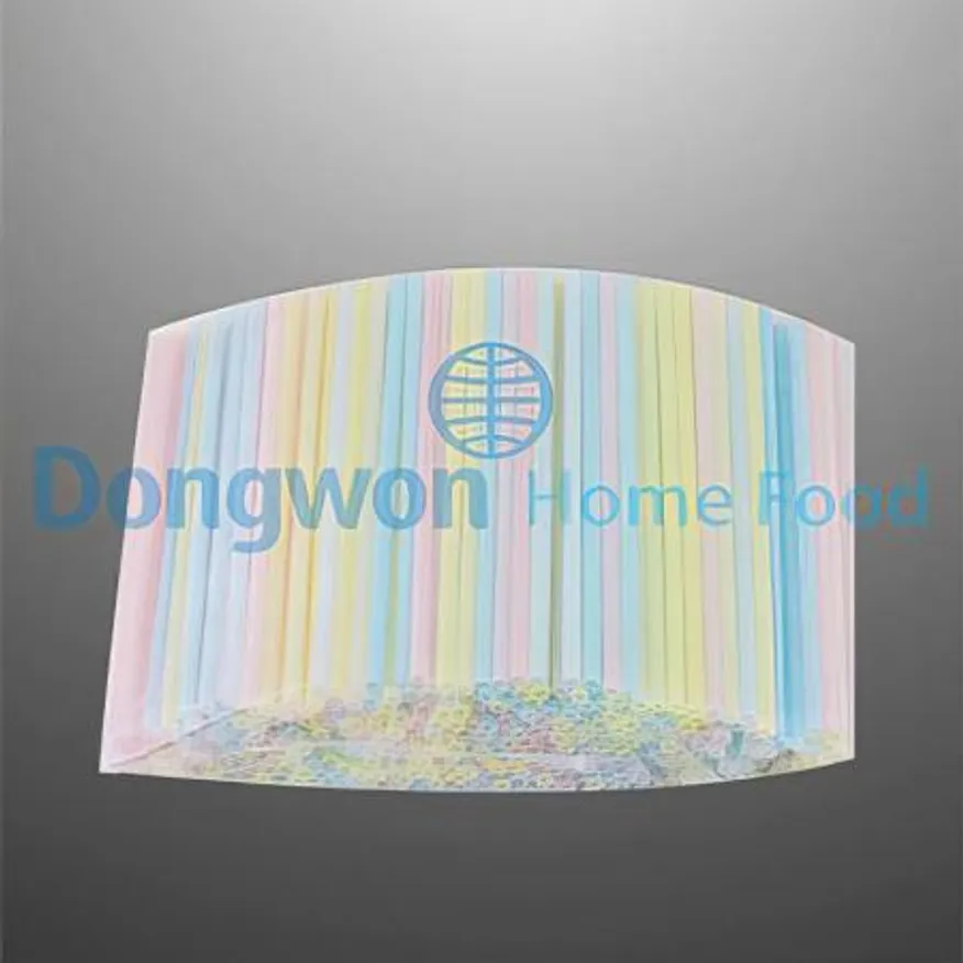 (16:30마감(D) 빨대(벌크/주름/Ø7*H210mm/PP/파스텔/500입)EA 이미지
