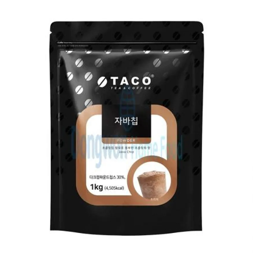 (16:30마감(D) 자바칩프라페믹스파우더(타코/1KG)EA 이미지