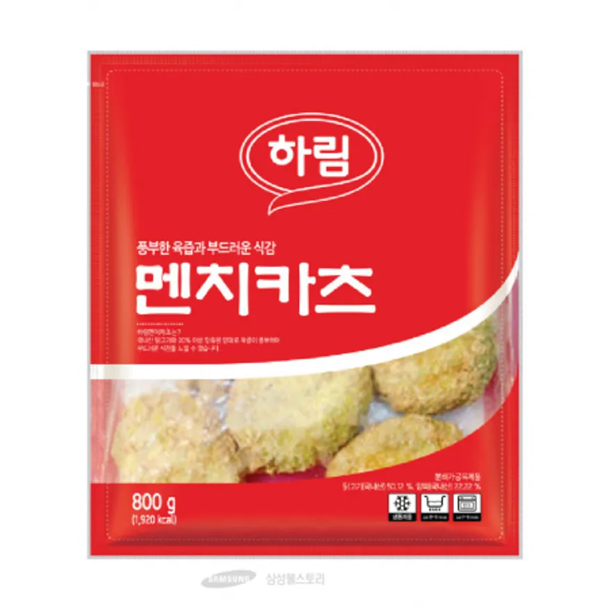 (16:30마감)멘치카츠(하림/800G(80G*10EA)/PAC/계육:국산) 이미지