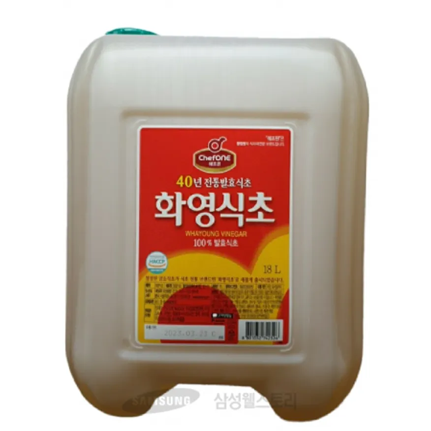 (16:30마감)화영식초(대상/18L/EA/양조식초) 이미지