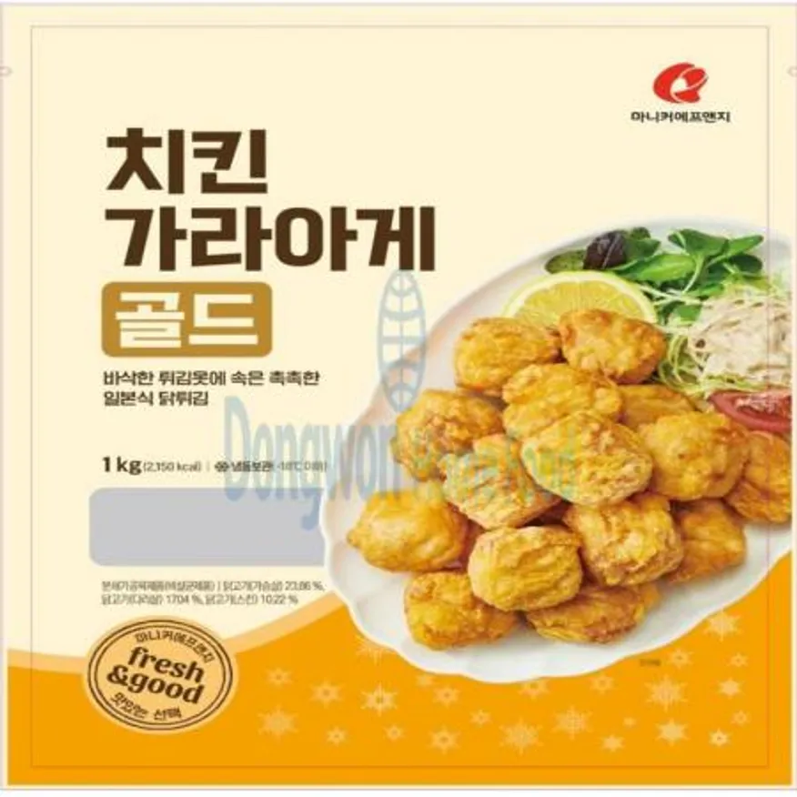 (16:30마감(D) 치킨가라아게골드(마니커/닭고기:국내산,브라질산/1kg)EA 이미지