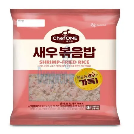 (16:30마감(D) 쉐프원새우볶음밥(쌀:외국산/대상/300g)EA 이미지