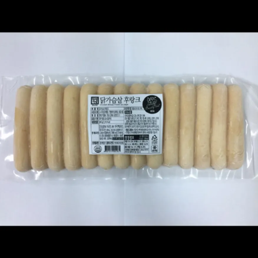(16:30마감)닭가슴살후랑크(한성기업/840G(14EA)/PAC/계육:국산) 이미지