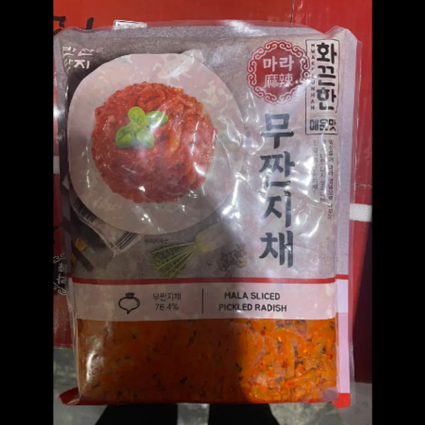 (16:30마감)NEW마라무짠지채(반찬단지/1KG/PAC/중국산) 이미지