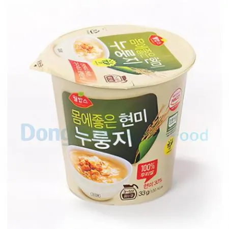 (16:30마감(D) 현미컵누룽지(쌀:국내산/오성식품/컵/33g)EA 이미지