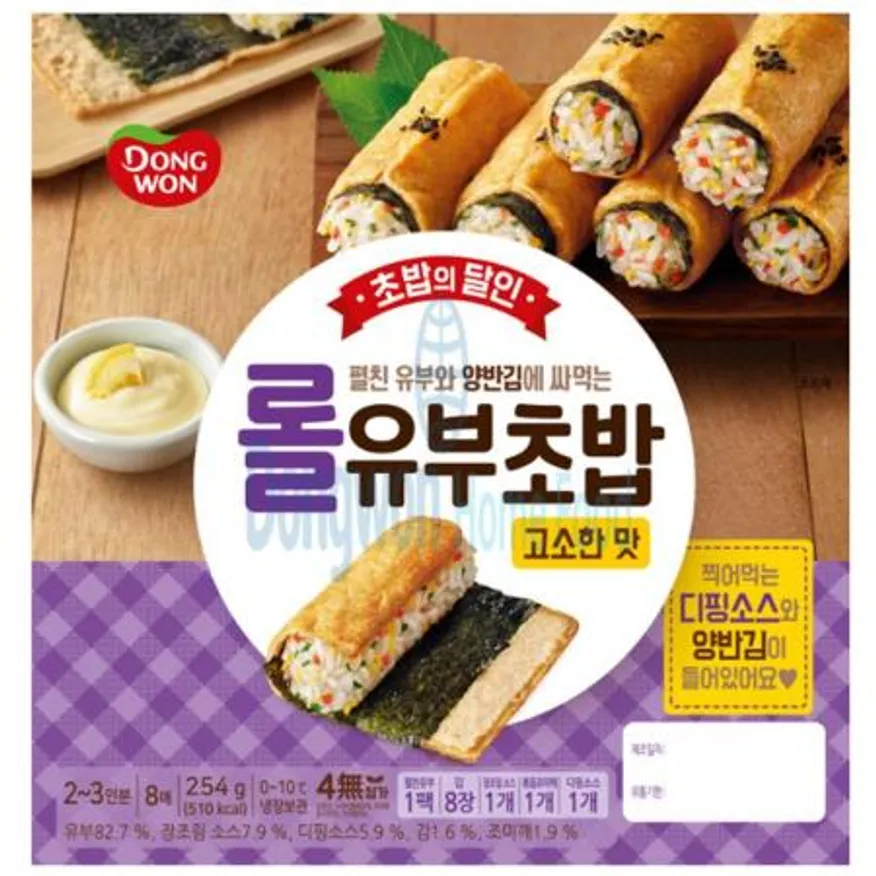 (16:30마감(D) 롤유부초밥(대두:외국산/동원/고소한맛/254g)EA 이미지