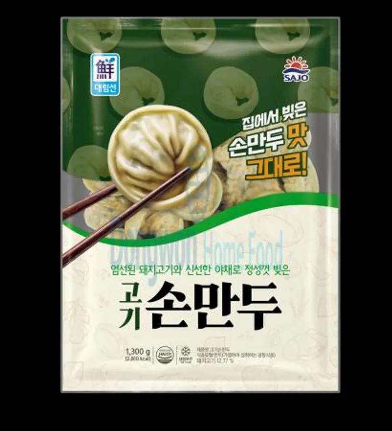 (16:30마감(D) 고기손만두(사조대림/약43입/냉동/1.3kg)EA 이미지