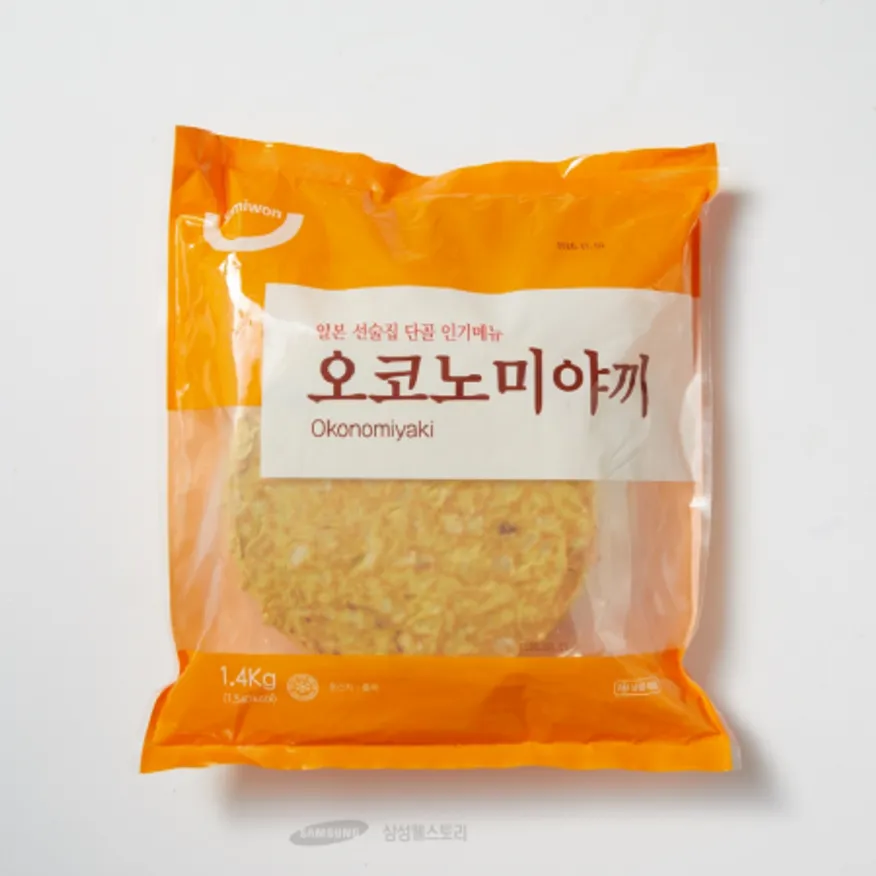 (16:30마감)오코노미야끼(김해D-2/세미원/1.4KG(350G*4EA)/PAC/중국산) 이미지