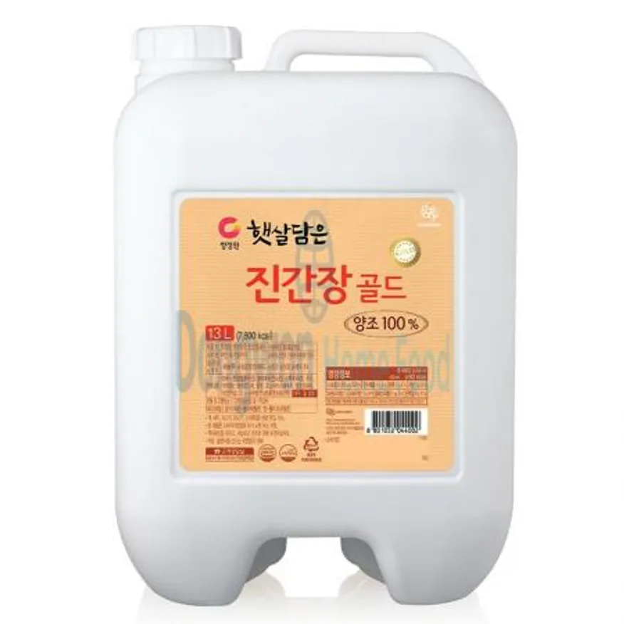 (16:30마감(D) 청정원햇살담은진간장골드(대상/13L)EA 이미지