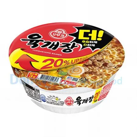 (16:30마감(D) 육개장컵라면(오뚜기/104g*24입)BOX 이미지