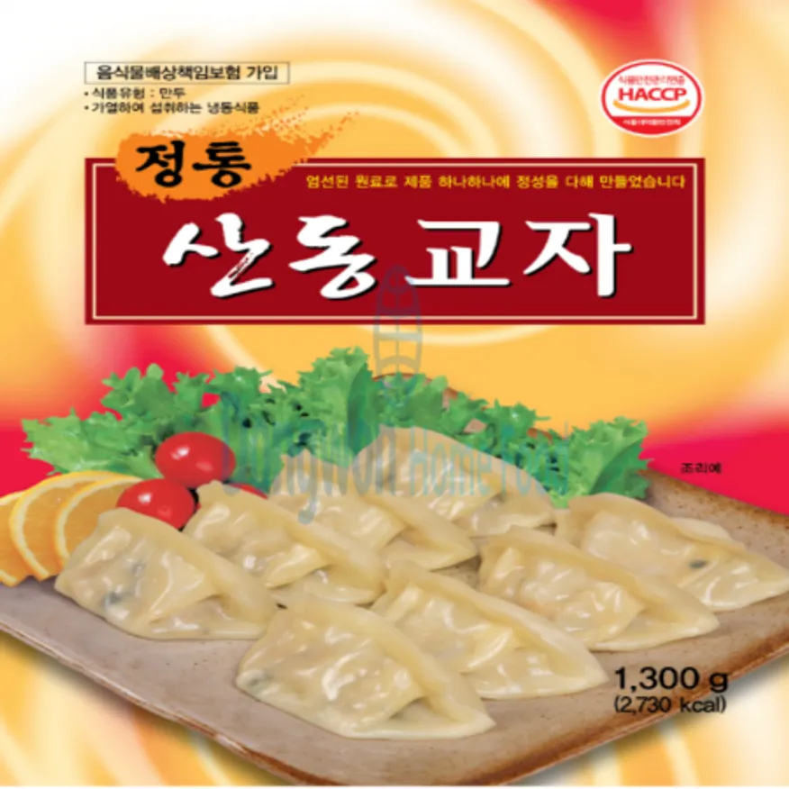 (16:30마감(D) 교자만두(나래/냉동/약100입/1.3KG)EA 이미지