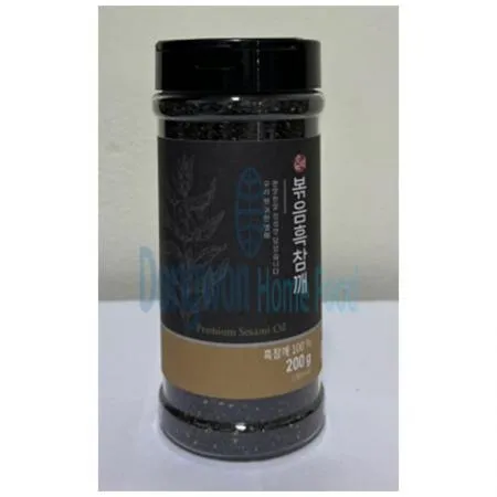 (16:30마감(D) 볶음흑참깨(국내산/맛뜨락/PET/200g)EA 이미지