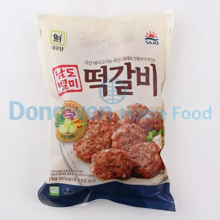 (16:30마감(D) 대림선남도별미떡갈비(사조대림/돈육,계육:국산/냉동/1kg)EA 이미지