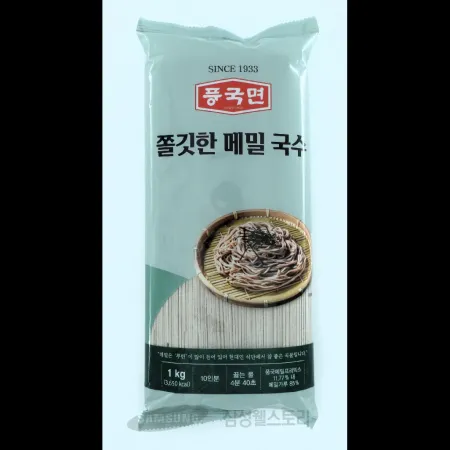 (16:30마감)쫄깃한메밀국수(1KG/PAC/풍국면/밀:호주산/미국산) 이미지