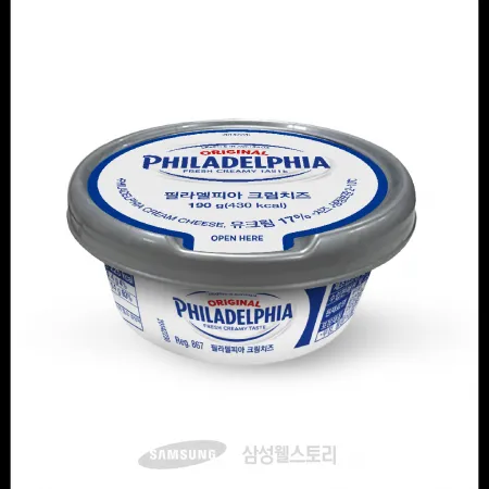 (16:30마감)크림치즈플레인(필라델피아/190G/EA/호주산) 이미지