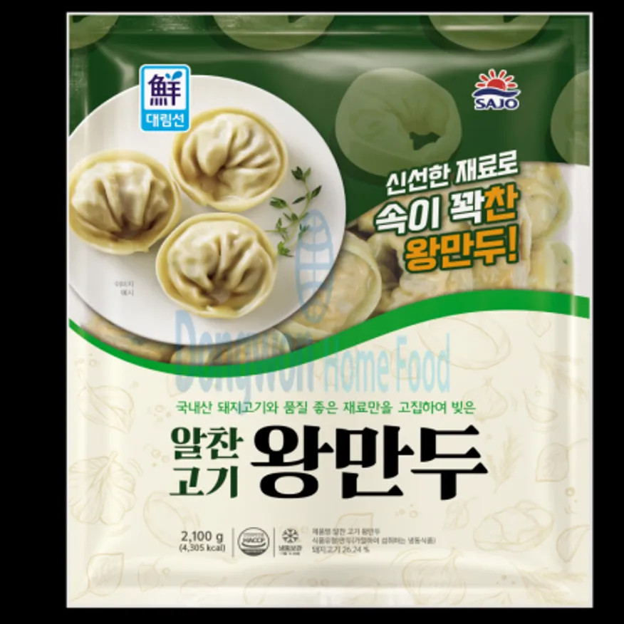 (16:30마감(D) 알찬고기왕만두(사조대림/약30입/냉동/2.1KG)EA 이미지